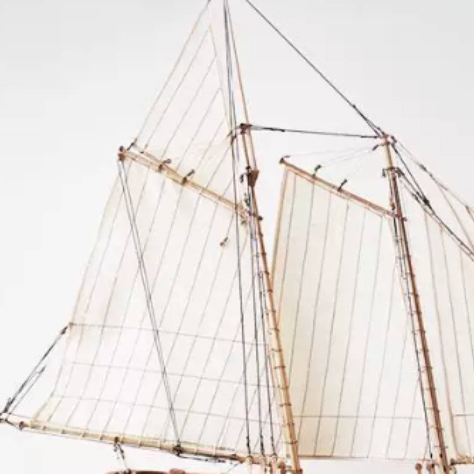 Laser Cut Wooden Model Kit Assembly - 레이저 커팅된 목재 돛단배 키트, 스탠드