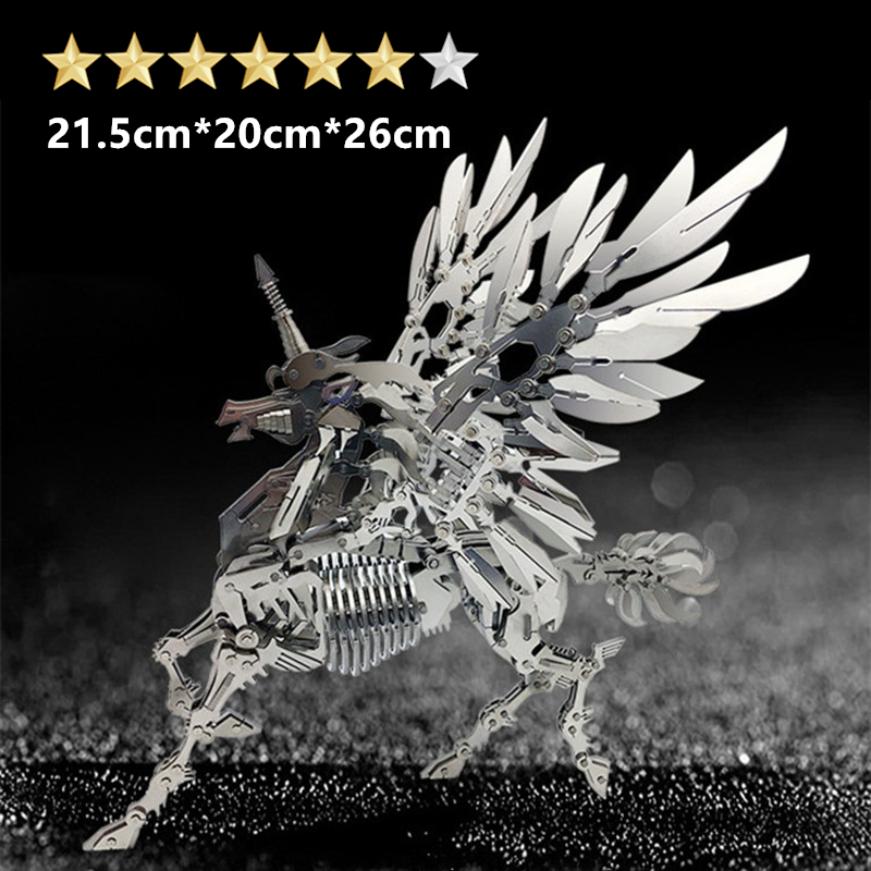 Metal 3D Puzzle Stainless Model Kit - 3D 금속 퍼즐 어린이 성인 DIY