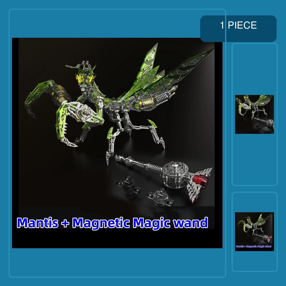 Metal 3D Puzzle Stainless Model Kit - 3D 퍼즐 기계식 사마귀 금속 모델