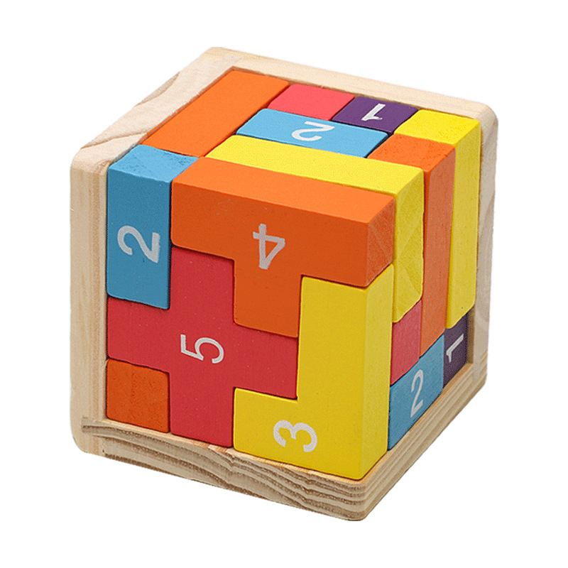 다채로운 색상의 나무 블록 퍼즐, 고전 루반 큐브 3D - 3D Wooden Mechanical Puzzle Marble Run 리뷰 및 가격