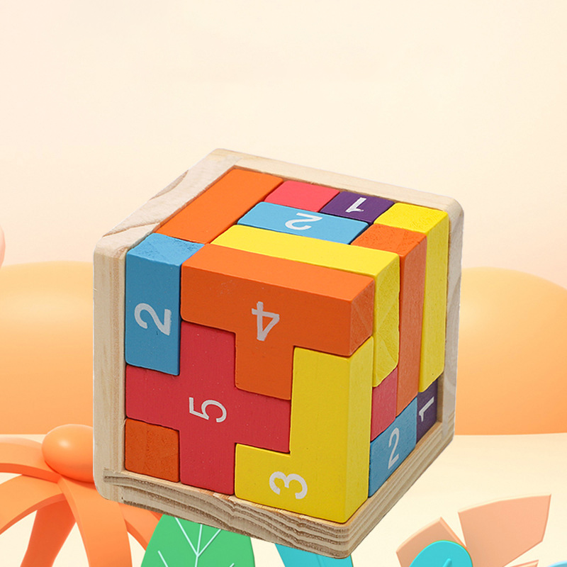다채로운 색상의 나무 블록 퍼즐, 고전 루반 큐브 3D - 3D Wooden Mechanical Puzzle Marble Run 리뷰 및 가격