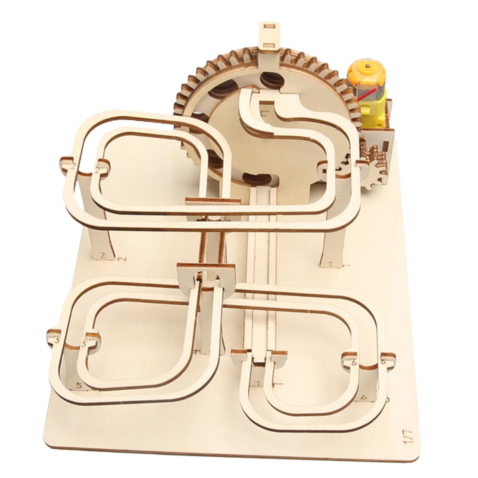 DIY 대리석 레일 3D 나무 퍼즐, 취미용 장난감,  - 3D Wooden Mechanical Puzzle Marble Run 리뷰 및 가격
