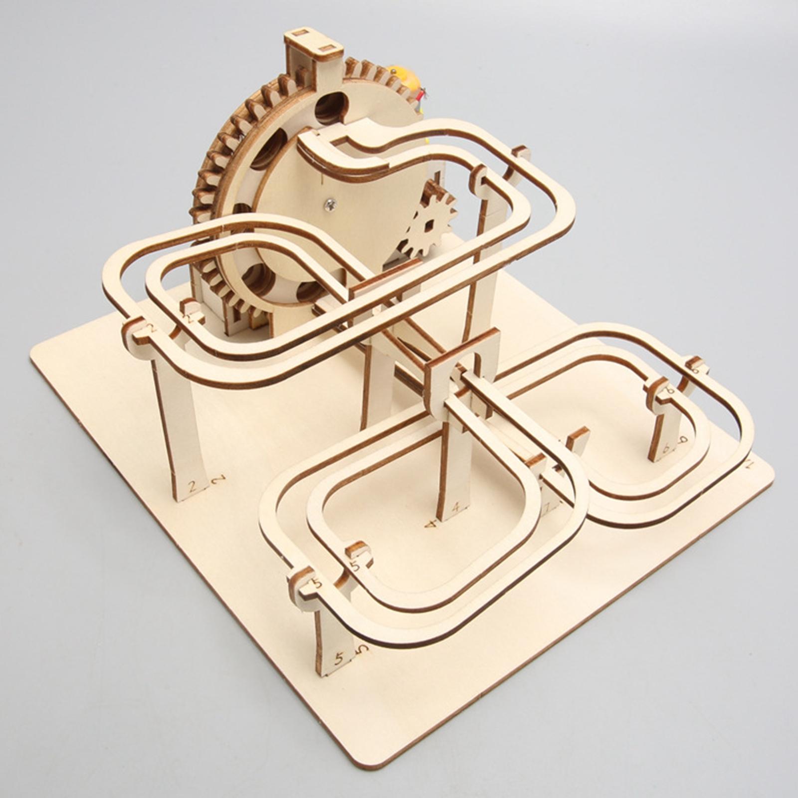DIY 대리석 레일 3D 나무 퍼즐, 취미용 장난감,  - 3D Wooden Mechanical Puzzle Marble Run 리뷰 및 가격