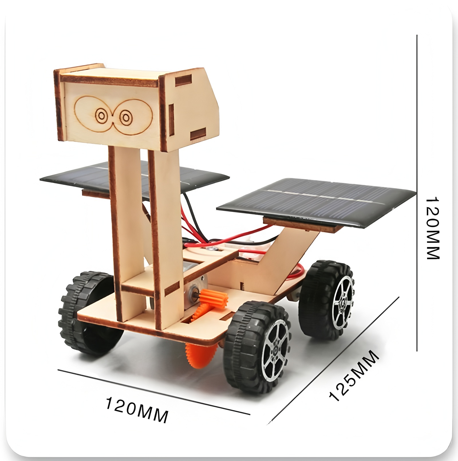 태양열 자동차 달 탐사 차량 어린이 Diy 손으로 조립 - 3D Wooden Mechanical Puzzle Marble Run 리뷰 및 가격