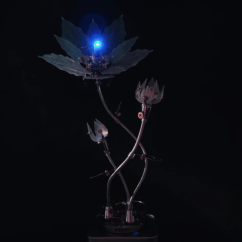 가벼운 3D 금속 꽃 스테인레스 스틸 퍼즐 모델 키트와 - Metal 3D Puzzle Stainless Model Kit 리뷰 및 가격