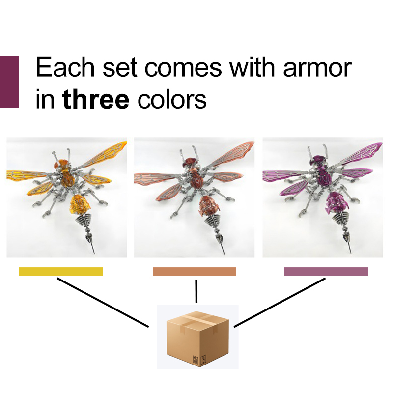 펑크 DIY 기계식 금속 조립 3D 곤충 말벌 벌 스테 - Metal 3D Puzzle Stainless Model Kit 리뷰 및 가격