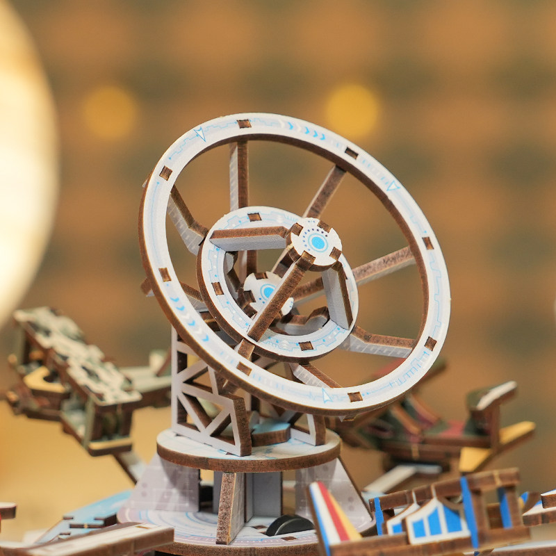 DIY 뮤직 박스 조립 키트 – 171피스 회전하는 비 - Music Box Wooden 3D Puzzle Rotating 리뷰 및 가격