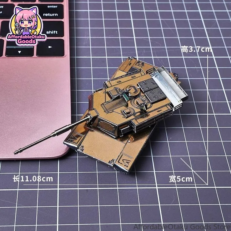 M1 에이브람스 주력 전차 3D 금속 퍼즐, 스테인리스 - Metal 3D Puzzle Stainless Model Kit 리뷰 및 가격