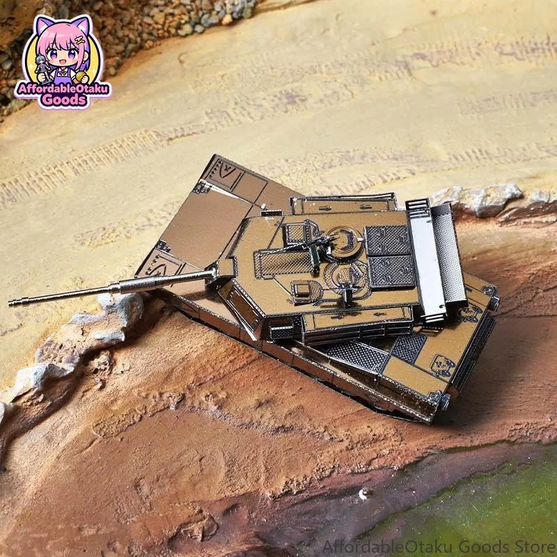 M1 에이브람스 주력 전차 3D 금속 퍼즐, 스테인리스 - Metal 3D Puzzle Stainless Model Kit 리뷰 및 가격