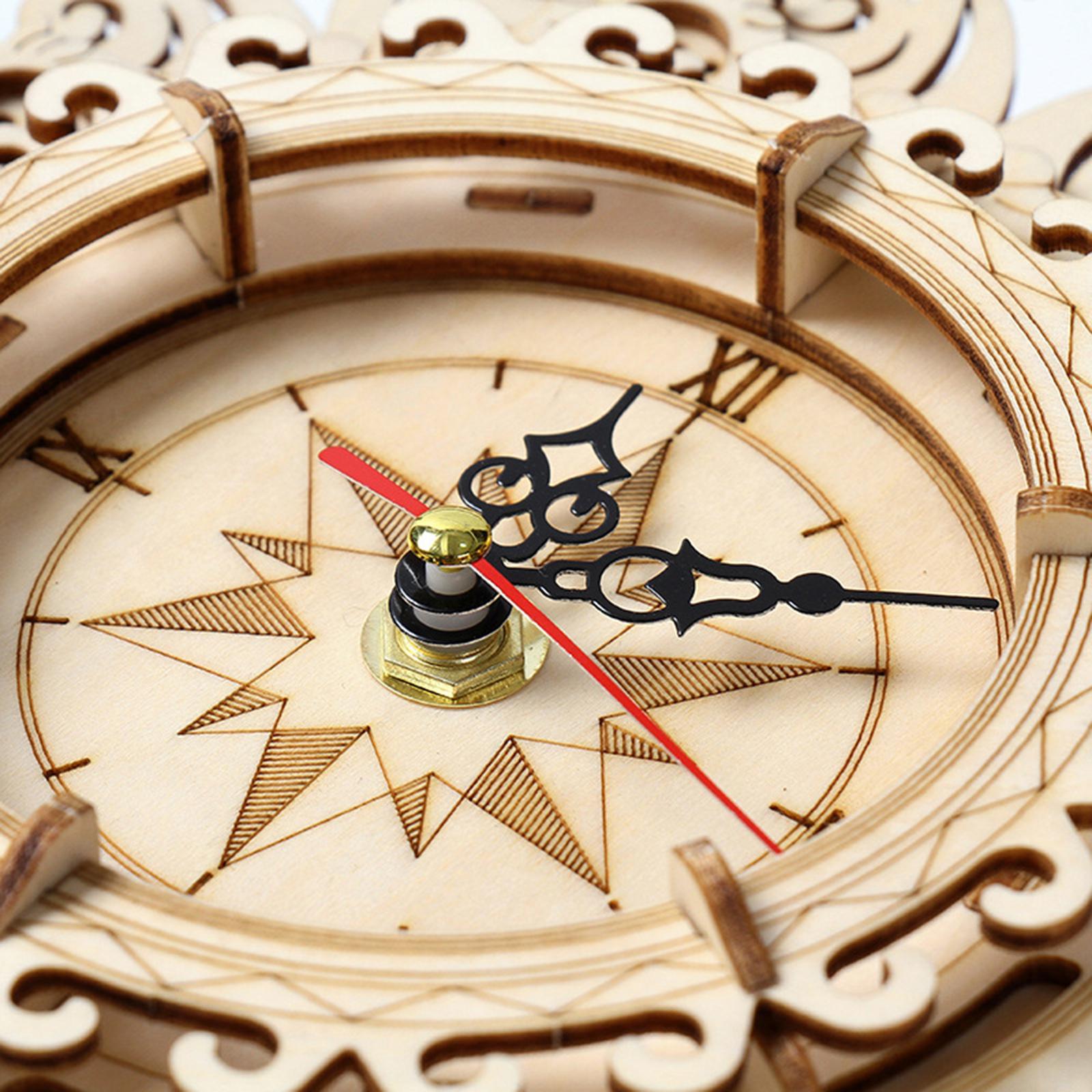 3D 나무 재질의 기계식 진자 시계 퍼즐 키트, 아날로 - Wooden Clock Puzzle Mechanical Pendulum 리뷰 및 가격