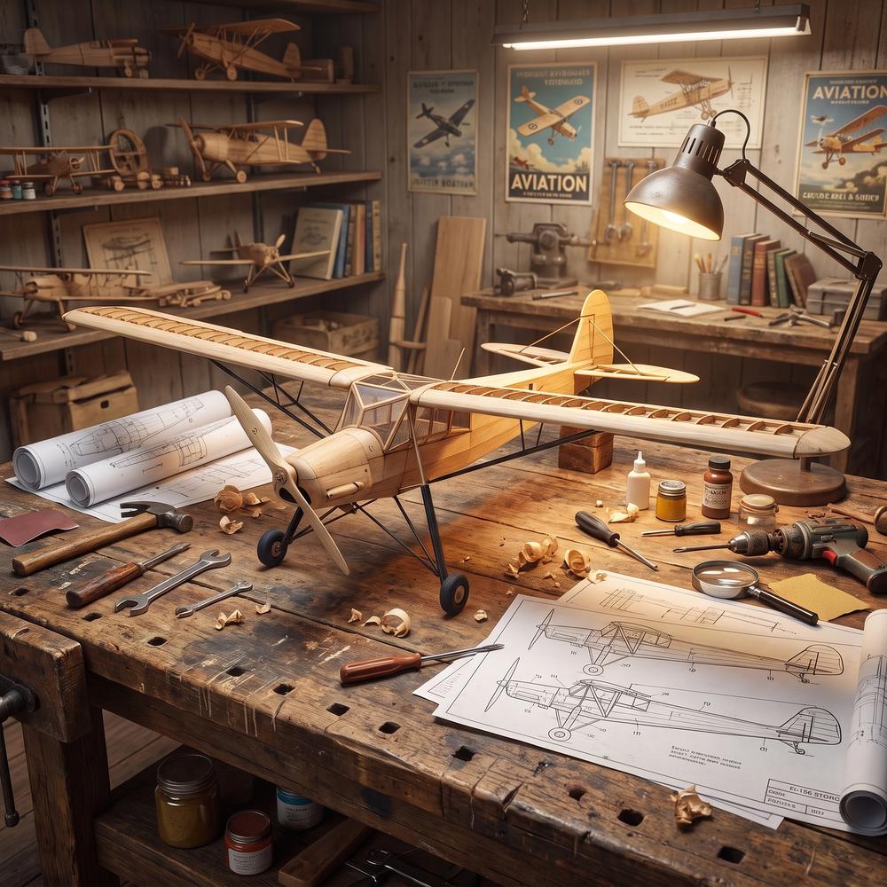 FI-156 500mm 빈티지 발사나무 모형 키트 레이 - Laser Cut Wooden Model Kit Assembly 리뷰 및 가격