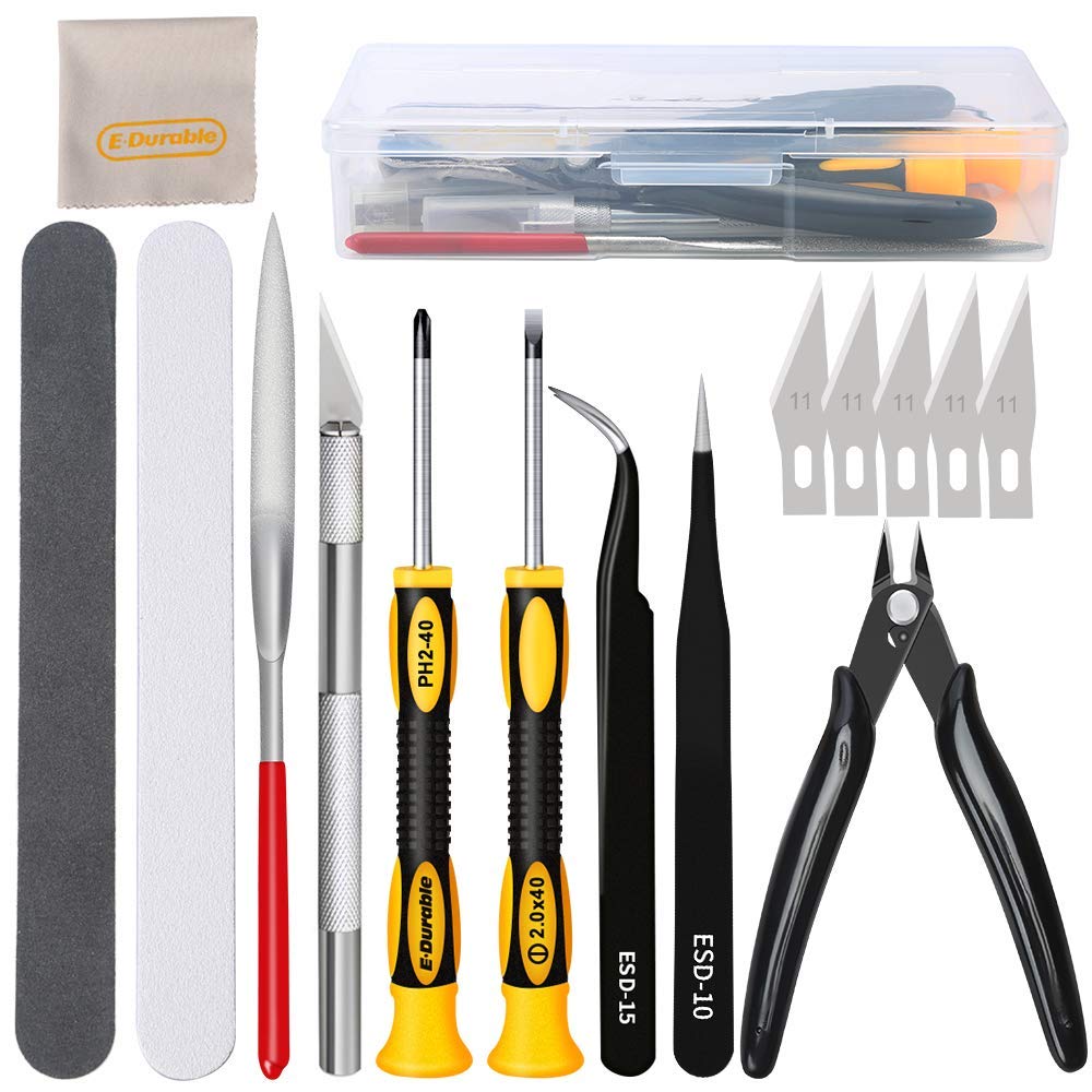16 in 1 모델 빌딩 도구 세트 콤보 액세서리 키트 - Modeling Tool Kit Tweezers Hobby Knife 리뷰 및 가격