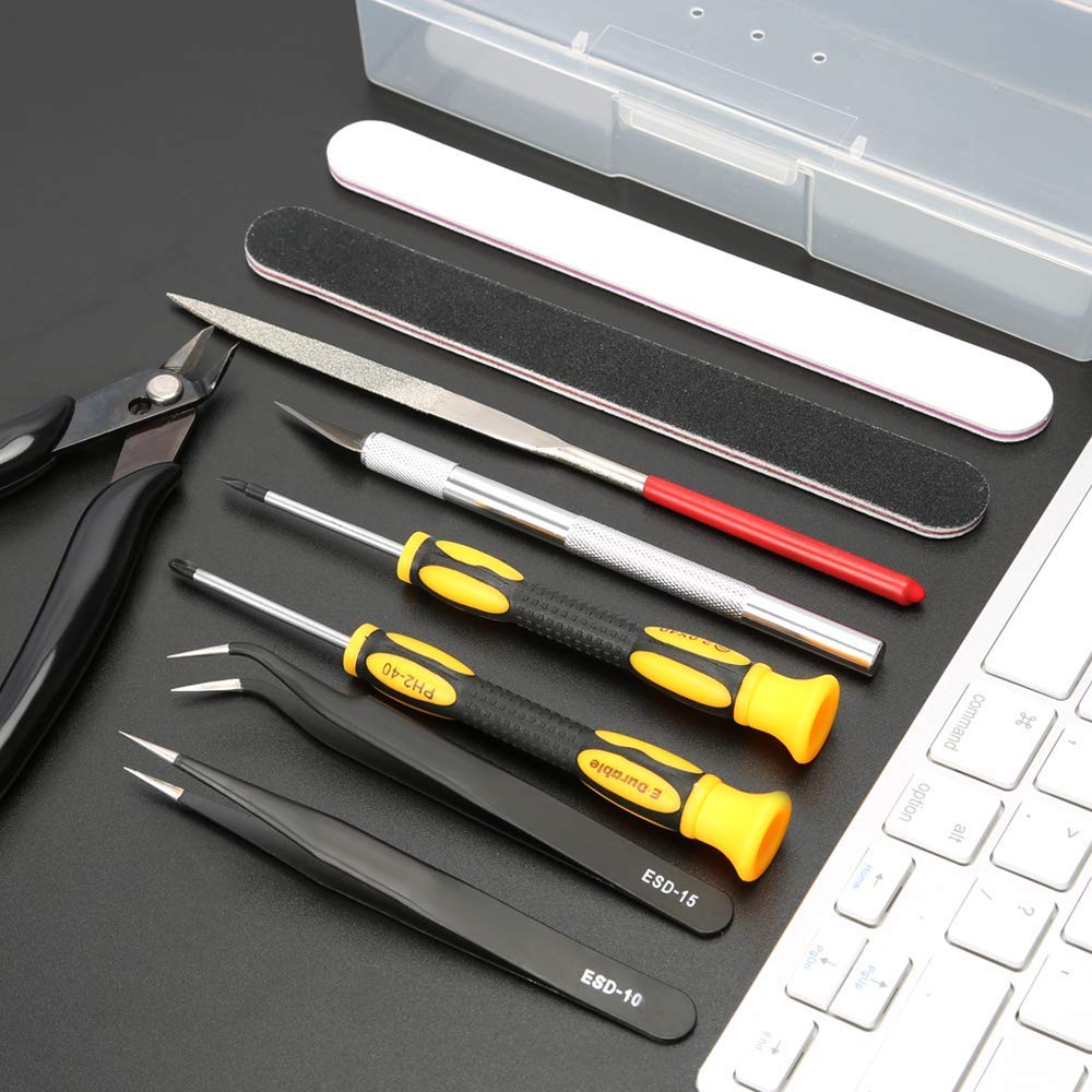 16 in 1 모델 빌딩 도구 세트 콤보 액세서리 키트 - Modeling Tool Kit Tweezers Hobby Knife 리뷰 및 가격