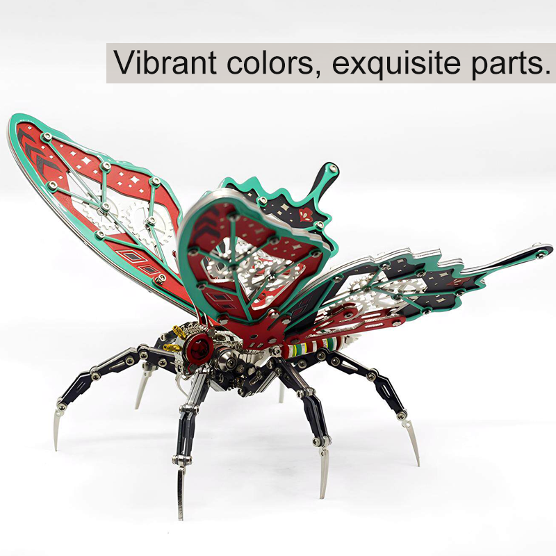 DIY 펑크 3D 메탈 곤충 조립 키트 화려한 나비 스 - Metal 3D Puzzle Stainless Model Kit 리뷰 및 가격
