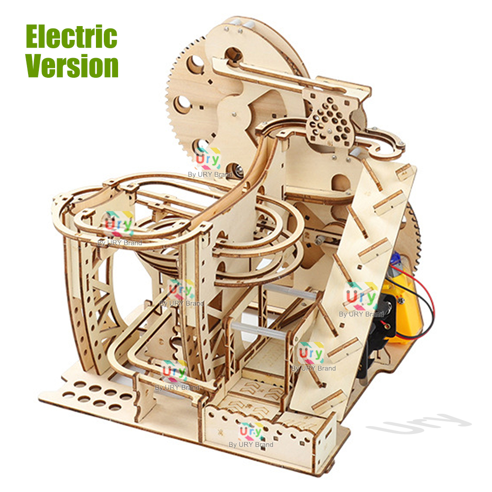 우리 3D 나무 퍼즐 구슬 런 세트 트랙 장치 기계식  - 3D Wooden Mechanical Puzzle Marble Run 리뷰 및 가격