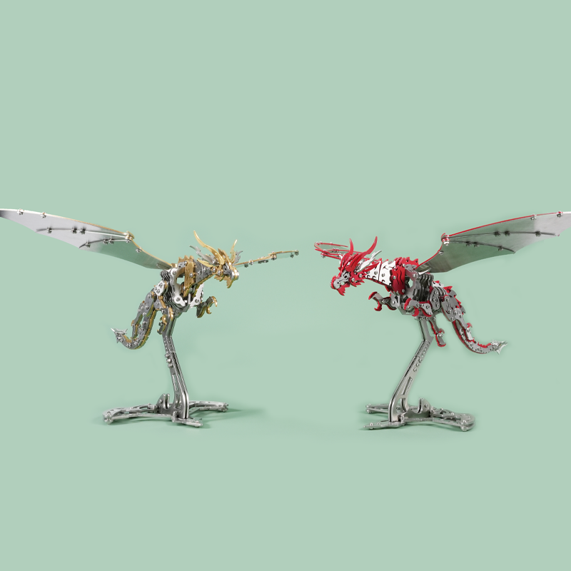펑크 DIY 기계 조립 날개 드래곤 3D 금속 익룡 스 - Metal 3D Puzzle Stainless Model Kit 리뷰 및 가격