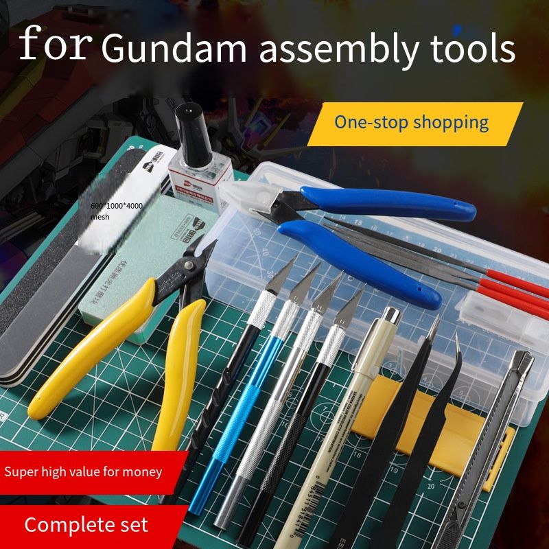 초보자를 위한 건담 모델 조립 도구 키트 - 사이드 커 - Modeling Tool Kit Tweezers Hobby Knife 리뷰 및 가격