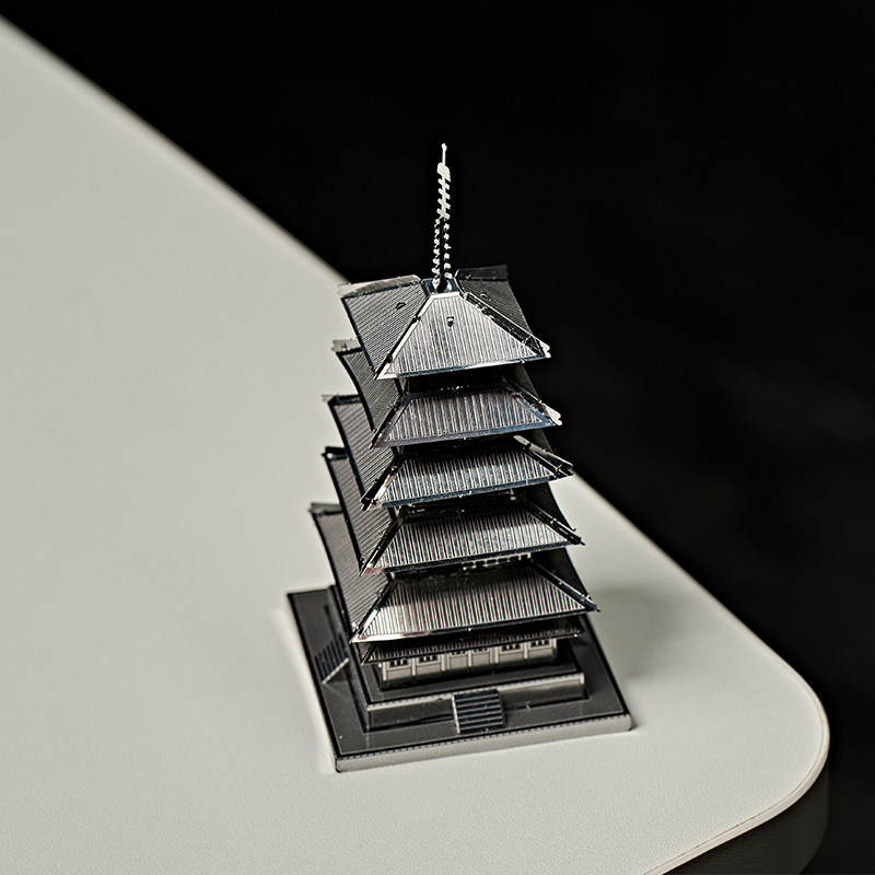 DIY 3D 스테인리스 스틸 금속 퍼즐 5층 탑 모델  - Metal 3D Puzzle Stainless Model Kit 리뷰 및 가격