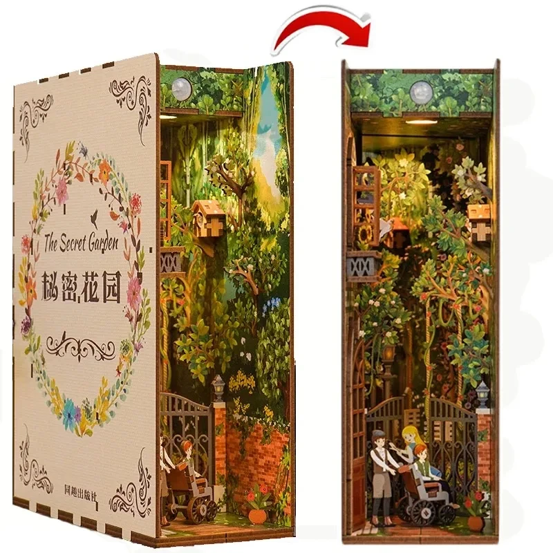 새로운 DIY 나무 책 구석 선반 삽입 키트 소형 애니 - Book Nook Shelf Insert Alley Diy 리뷰 및 가격
