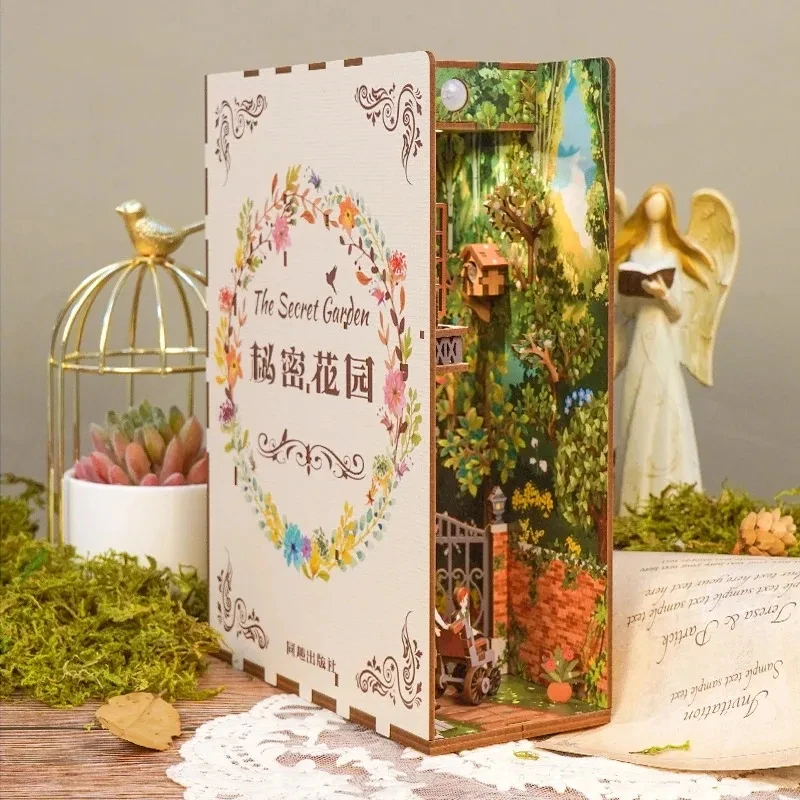 새로운 DIY 나무 책 구석 선반 삽입 키트 소형 애니 - Book Nook Shelf Insert Alley Diy 리뷰 및 가격