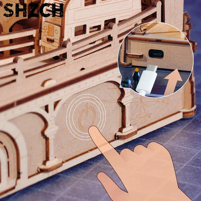 3D 나무 퍼즐, 구슬 굴리기 놀이 세트, 런던 시티  - 3D Wooden Mechanical Puzzle Marble Run 리뷰 및 가격